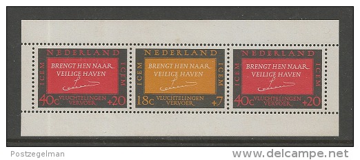 NEDERLAND, 1966, Mint Never Hinged Stamp(s) Block Nr. 4, Refugees, NVPH Nr. 858  #6837 - Blocks & Sheetlets