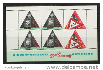 NEDERLAND, 1985, Mint  Never Hinged Stamp(s) Block Nr 28, Child Welfare. NVPH Nr. 1344,  #6858 - Blocks & Sheetlets