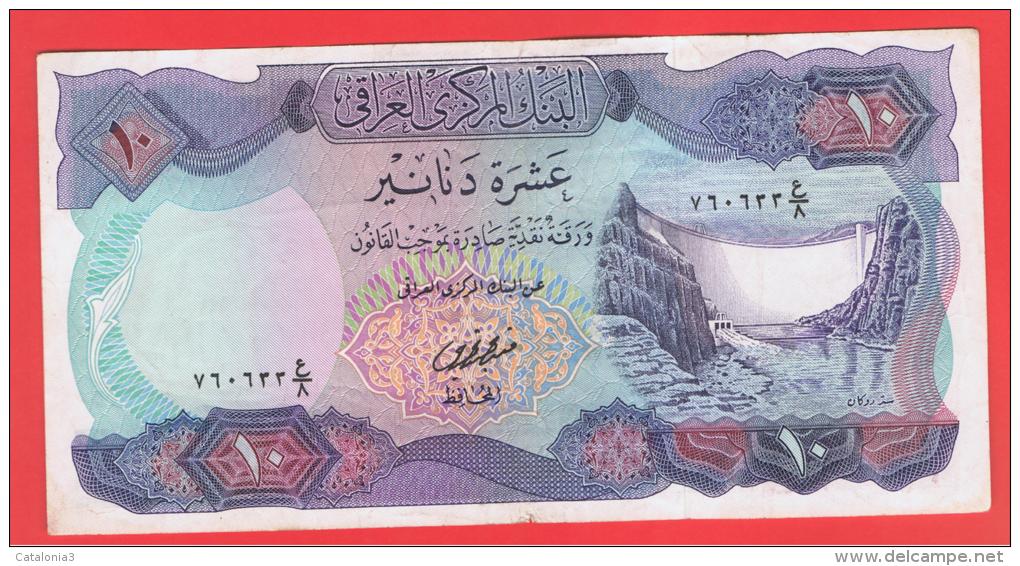 IRAQ - IRAK  -  10  Dinar  ND Circulado  P-65 - Iraq