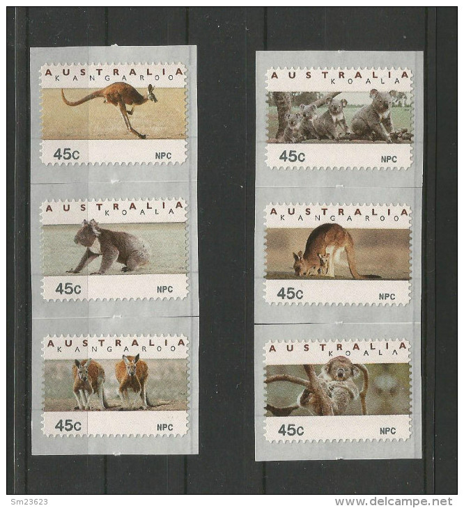 Australien 1994 , Kangaroo And Koala - NPC - Postfrisch / MNH / Mint / (**) - Machine Labels [ATM]