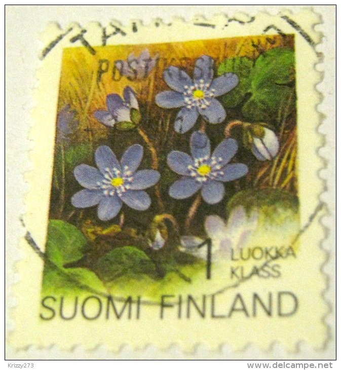Finland 1992 Flowers Hepatica Triloba 1k - Used - Used Stamps