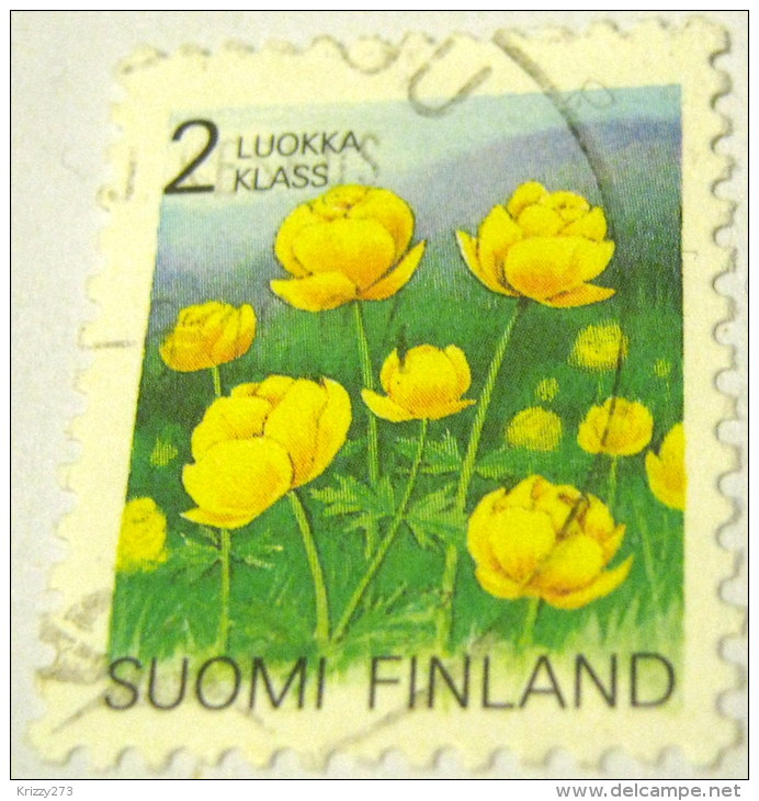 Finland 1992 Flowers Trollius Europaeus 2k - Used - Used Stamps