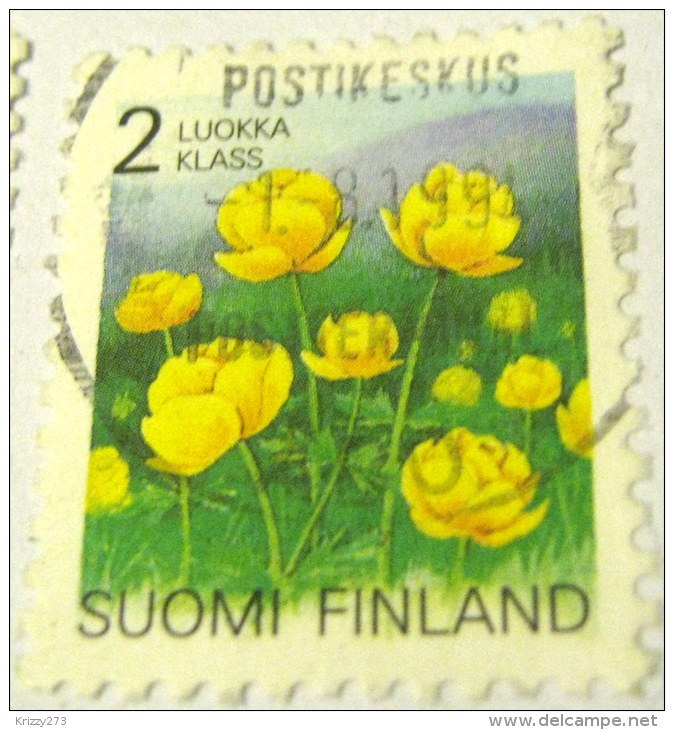 Finland 1992 Flowers Trollius Europaeus 2k - Used - Used Stamps