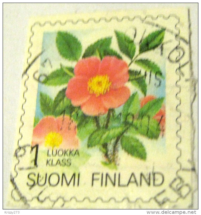 Finland 1994 Flower Rosa Acicularis 1k - Used - Oblitérés