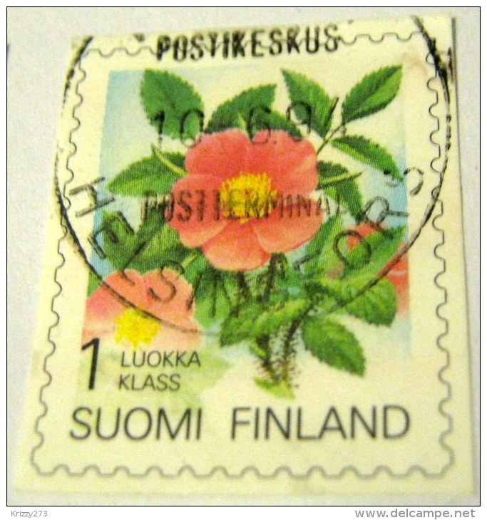 Finland 1994 Flower Rosa Acicularis 1k - Used - Used Stamps