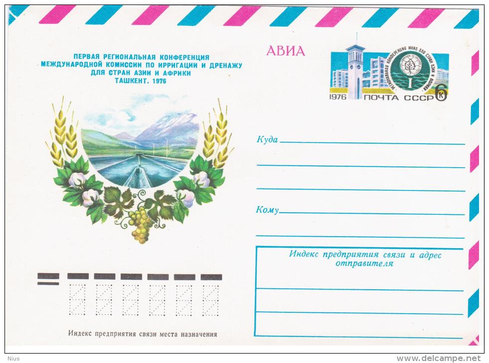 USSR Uzbekistan 1976 Grapes Tashkent International Conference Of Asian-African Drainage - Ouzbékistan