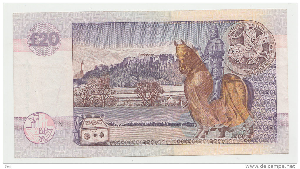 Scotland The Clydesdale Bank 20 Pounds 2003 P 228d  228 D - 20 Pounds