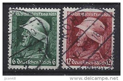 Germany  1935  Heldengedenktag (o) Mi. 569x-570x - Used Stamps