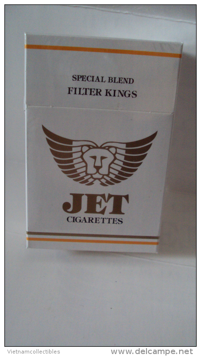 JET Opened Empty Hard Pack Of Tobacco Cigarette - Etuis à Cigarettes Vides