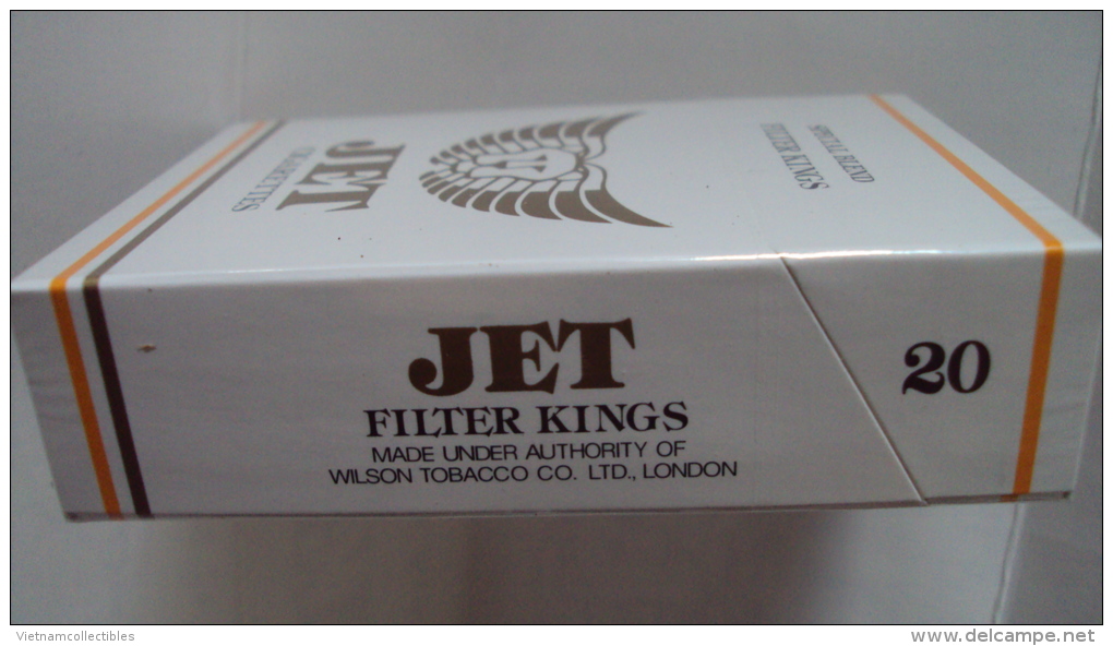 JET Opened Empty Hard Pack Of Tobacco Cigarette - Sigarettenkokers (leeg)