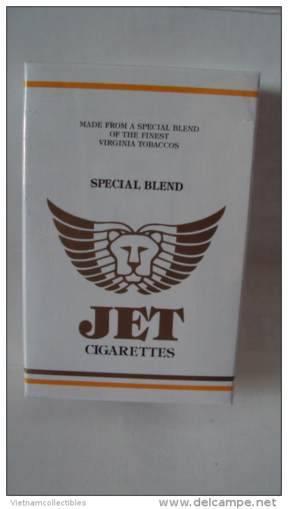 JET Opened Empty Hard Pack Of Tobacco Cigarette - Etuis à Cigarettes Vides