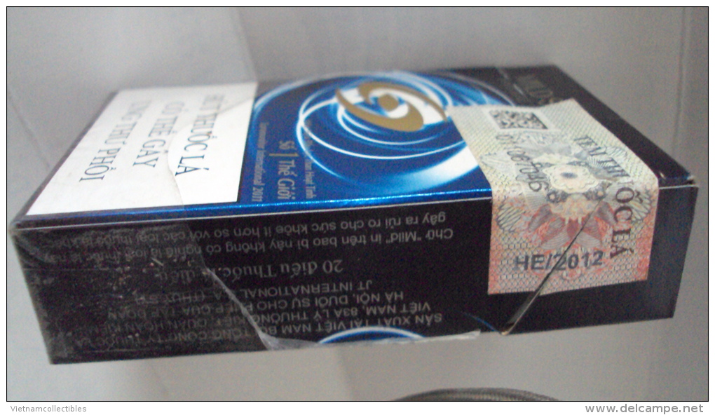 Vietnam Viet Nam Mild Seven Opened Empty Hard Pack Of Tobacco Cigarette - Empty Cigarettes Boxes