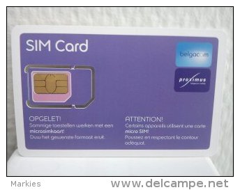 Gsm Simcard Proxiumus (Mint,New)2 Photo's  Validity Date 31/12/2014 Rare - Cartes GSM, Recharges & Prépayées