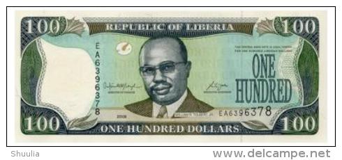 Liberia 100 Dollars 2008  Pick 30 UNC - Liberia