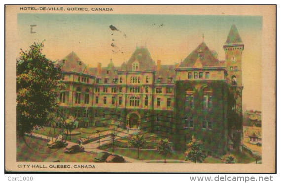 HOTEL DE VILLE QUEBEC 1962 - Québec - La Citadelle