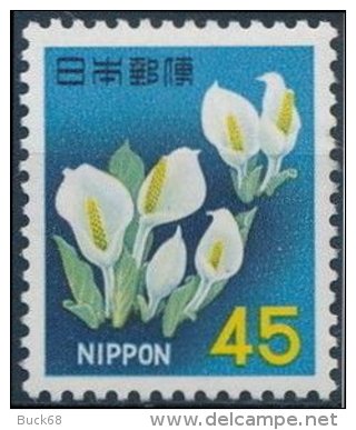 JAPON JAPAN Poste  840B ** MNH Hortensia (CV 1 €) - Unused Stamps