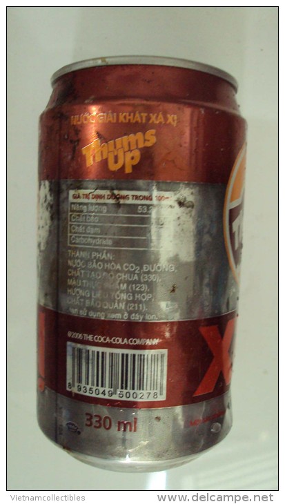 Vietnam Viet Nam Coca Cola Thumb Up Empty Can - Opened At Bottom / RARE - Scatole E Lattine In Metallo