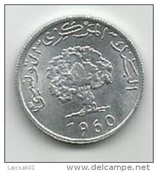 Tunis Tunisia 1 Millim 1960. UNC - Tunisia