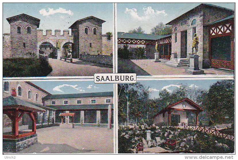 AK Saalburg - Mehrbildkarte - Ca. 1920 (8418) - Rödermark