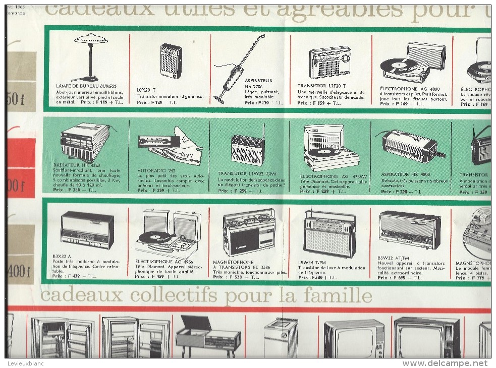 Prospectus Catalogue/ Un Cadeau PHILIPS Fait Toujours Plaisir/ Electro-ménager/1963     CAT66 - Catalogues