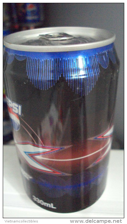 Vietnam Viet Nam Pepsi 330ml Empty Can - Enery Drink / Opened At Bottom - Cannettes