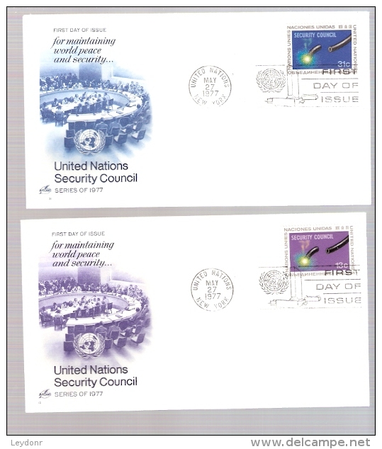 FDC United Nations - Security Council 1977 - FDC