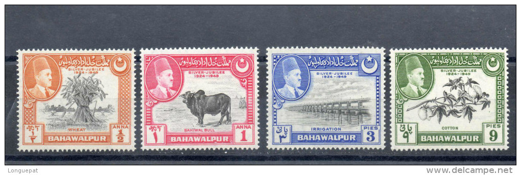 BAHAWALPUR (Etats Princiers)  :25 Ans Du Régne Du Souverain : Irrigation, Coton, élevage, Blé - - Bahawalpur