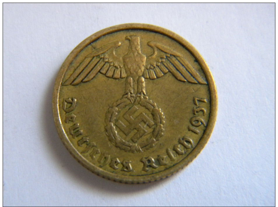 ALLEMAGNE - 10  REICHSPFENNIG 1937 A. - 10 Reichspfennig