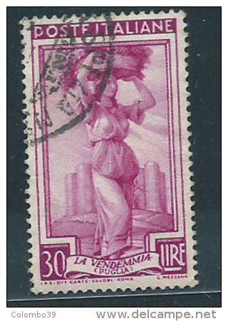 Italia 1950 Usato - Italia Al Lavoro £ 30 - 1946-60: Usati