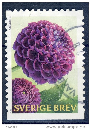 ##K401. Sweden 2013. Flower. Used(o) - Gebraucht