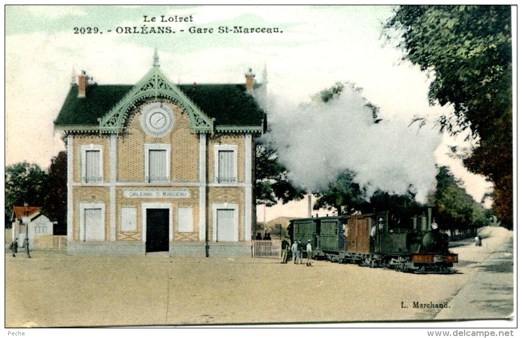 N°38780 -cpa Orléans -gare St Marceau- Tramway- - Strassenbahnen