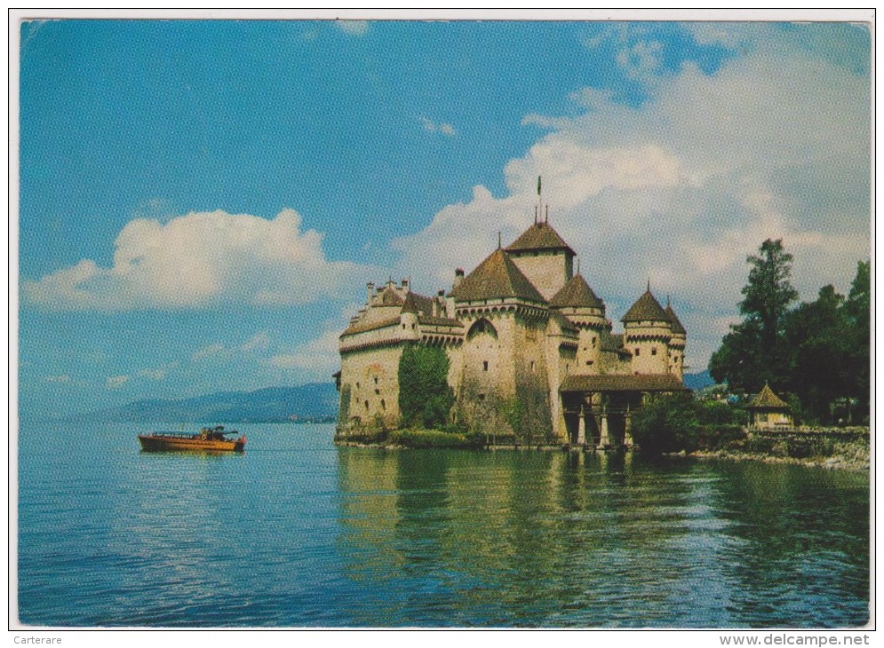 SUISSE,SWITZERLAND,SCHWEI Z,SVIZZERA,HELVETIA,SWISS ,veytaux,riviera Pays D´enhaut,chateau Chillon,forteresse Moyenageus - Veytaux