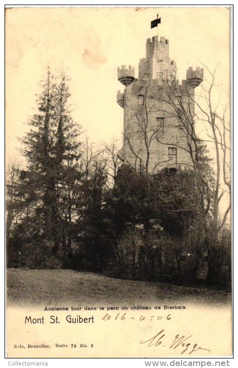 BRABANT   3 CP   Mont St Guibert Château De Bierbais '06   Ancienne Tour Nels  79 N°3 '06 - Mont-Saint-Guibert