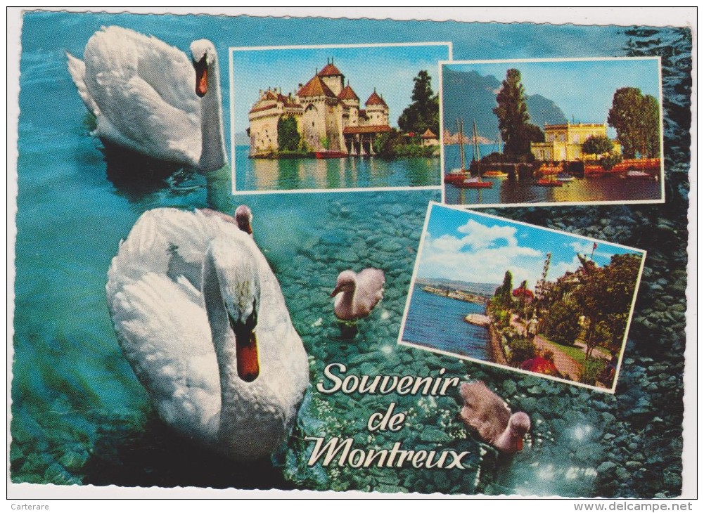 SUISSE,HELVETIA,SWISS,SWI TZERLAND,SVIZZERA,SCHWEIZ ,VAUD,MONTREUX IL YA 50 ANS ,photo Montage - Montreux