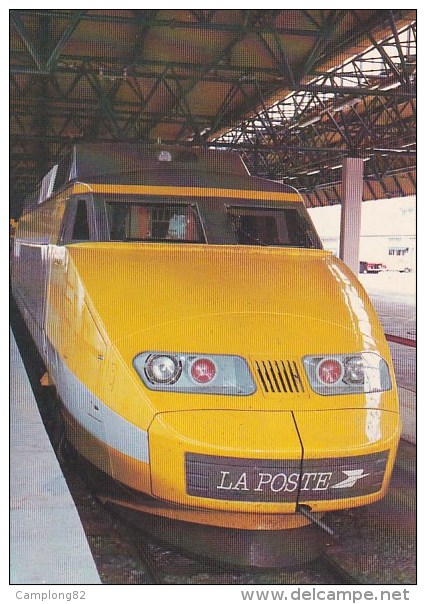 Scan10 : La Poste - "TGV  POSTAL"  Série De 6 Cartes 1984 (voir Description) - Eisenbahnen