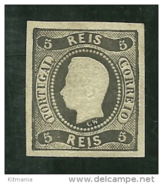 Portugal #19 D.Luis 5r Mint Hinged - L3383 - Unused Stamps