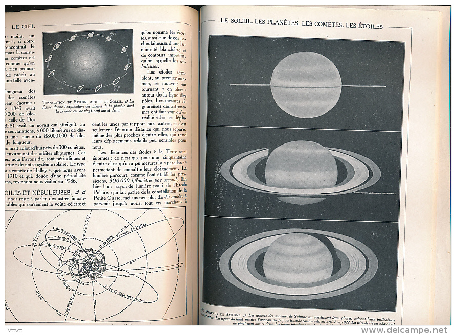 LE CIEL, Encyclopédie Par L'Image (1949), Librairie Hachette, 64 Pages, Sommaire Détaillé Dans Les Scans, TBE - Astronomie