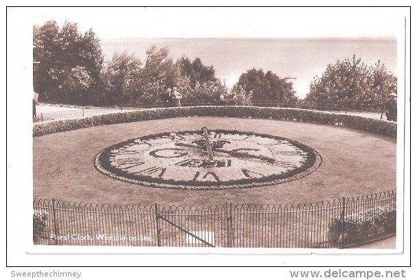 RP THE FLORAL CLOCK  WESTCLIFF ON SEA NR SOUTHEND ON SEA ESSEX - Southend, Westcliff & Leigh