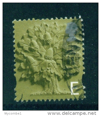 GREAT BRITAIN (ENGLAND) -  2001 To 2002  Oak Tree  'E'  Used As Scan - England