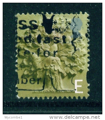 GREAT BRITAIN (ENGLAND) -  2001 To 2002  Oak Tree  'E'  Used As Scan - England