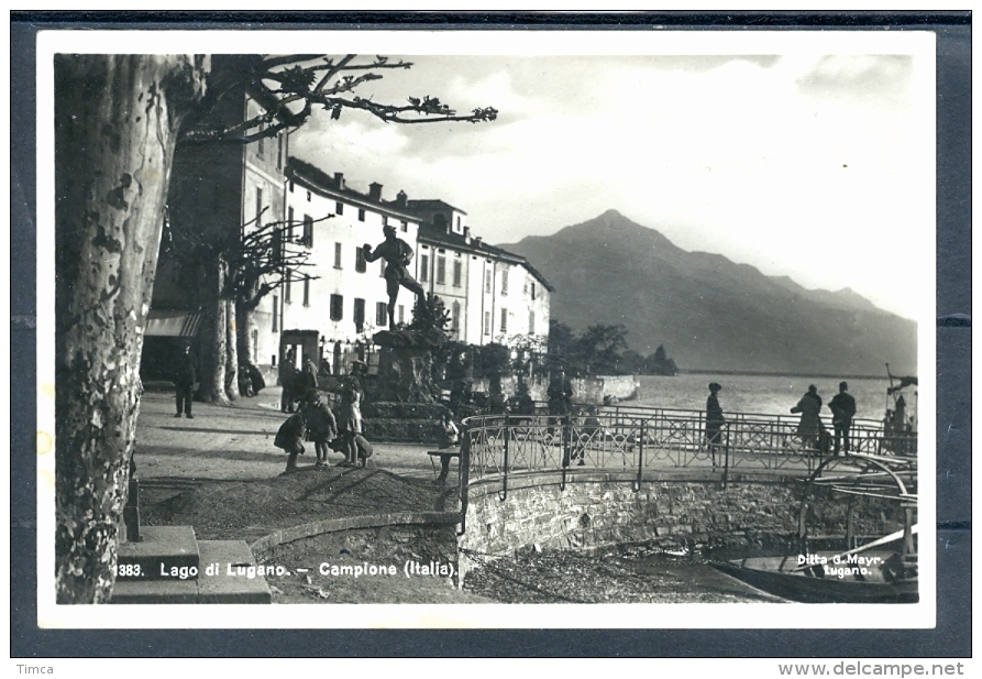 11359 ITALIA Lago Di Lugano - Campione D&acute;Italia - Scena Animata - Lugano