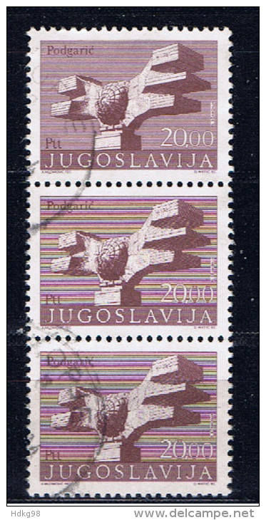 YU+ Jugoslawien 1974 Mi 1544 Denkmal - Oblitérés