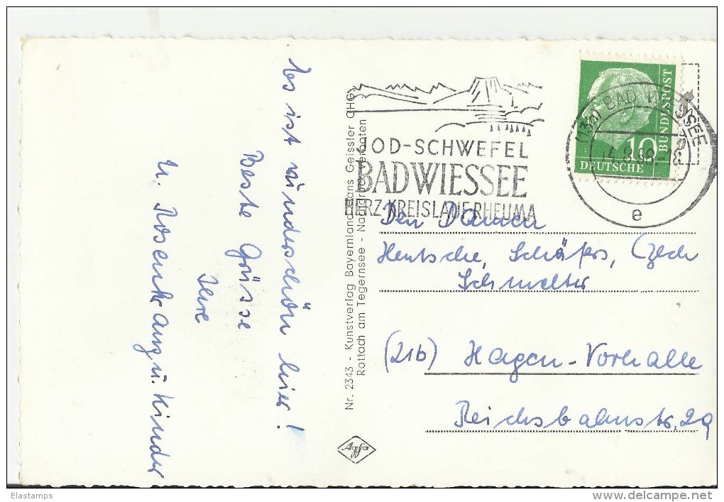 =DE BAD WIESSEE SST 1958 - Bad Wiessee