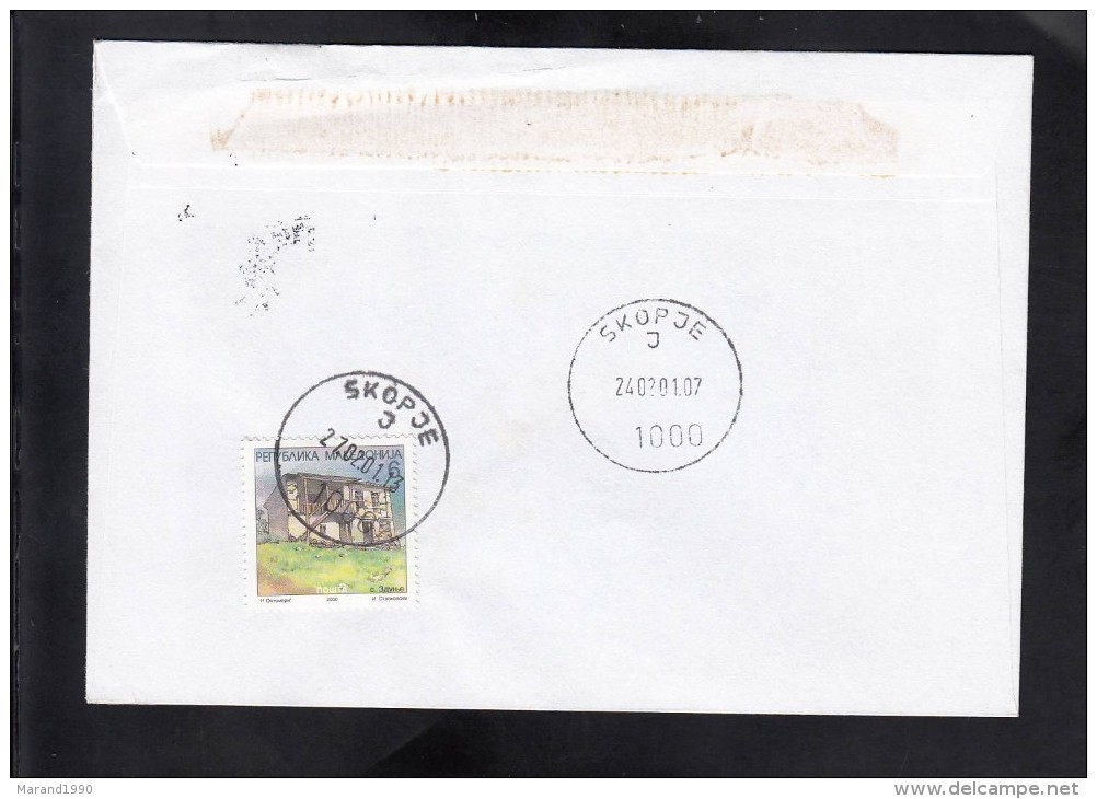 MACEDONIA, 2001, SPECIAL CANCEL - SUMMIT OF THE SOUTH EAST EUROPA STATES (9/2001) ** - EU-Organe