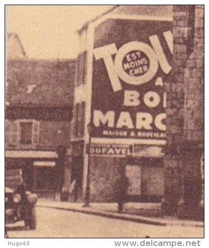 PROVINS - EGLISE SAINT AYOUL AVEC VIEILLES VOITURES ET PUBLICITE BON MARCHE - Provins