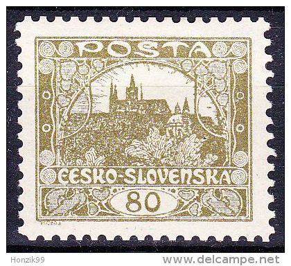 ** Tchécoslovaquie 1918 Mi 21 (Yv 19) Dentelé 10 1/2 - Dentelé Par Etat Semi-oficiel, (MNH) - Neufs