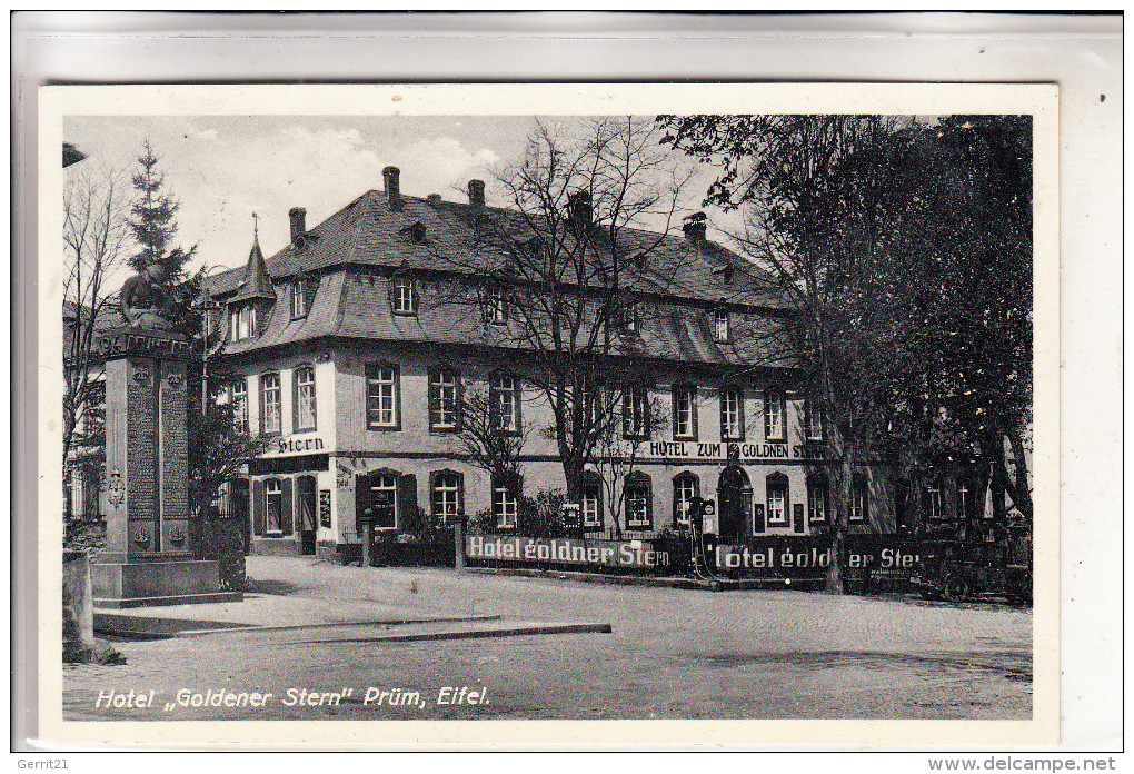 5540 PRÜM, Hotel "Goldener Stern", 1934 - Pruem