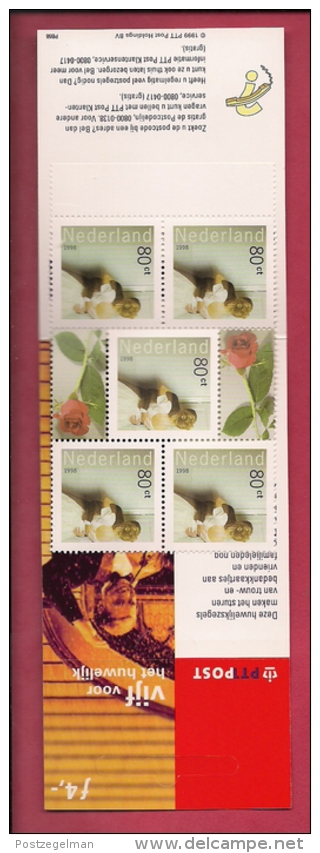 NEDERLAND, 1999, MNH Stamps/booklet,Wedding,  NVPH Nr. PB 58,F3054 - Booklets & Coils