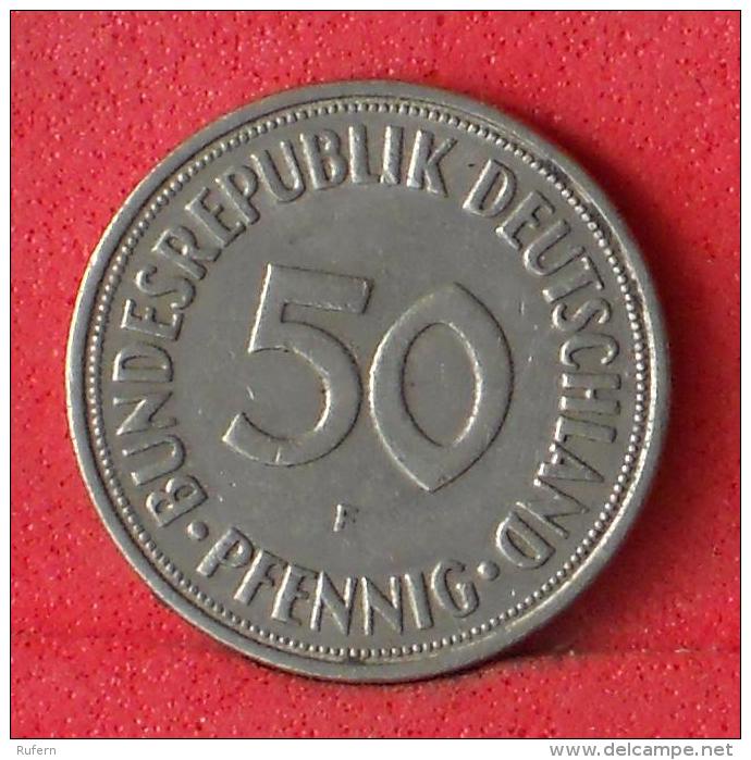 GERMANY FEDERAL REPUBLIC  50  PFENNIG  1950 F   KM# 109,1  -    (Nº08145) - 50 Pfennig