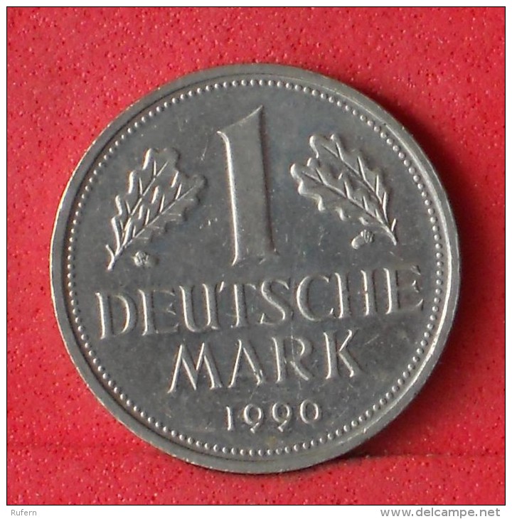 GERMANY FEDERAL REPUBLIC  1  MARK  1990 A   KM# 110  -    (Nº08147) - 1 Marco